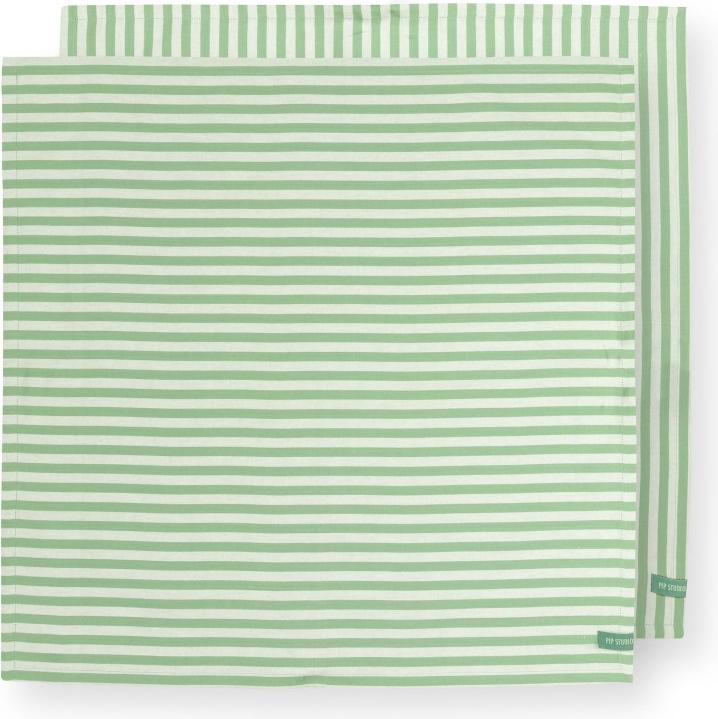 Produktbild PIP Studio Light Green Geschirrtuch 65x65cm Set2 (65 x 65 cm)