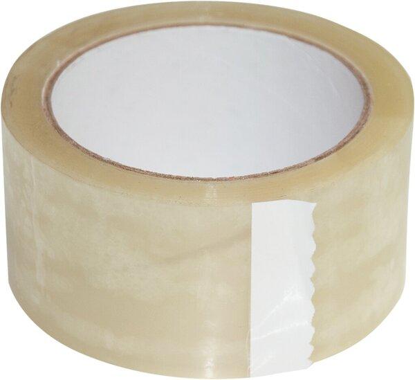 Produktbild Büroring Packband, 50 mm x 66 m, transparent, PP-Folie, Abrollgeräuschen: leise, Stange à 6 Rollen (50 mm)