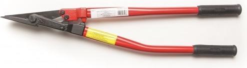 HIT Two-handed lever shears for cutting sheet metal and steel strips, straight blade (600 mm)