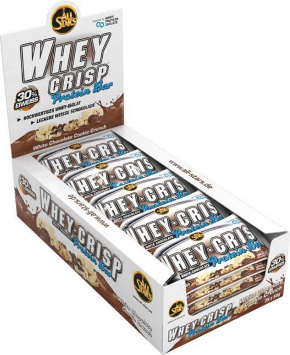 Image du produit All Stars Whey Crisp (Chocolat blanc, 25 pcs, 1250 g)