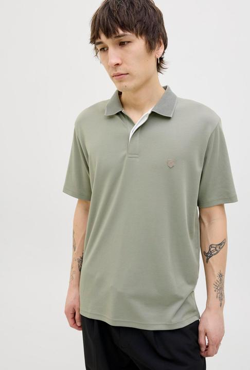 Produktbild Jack & Jones Einfarbig Hemdkragen Poloshirt Poloshirt (M)