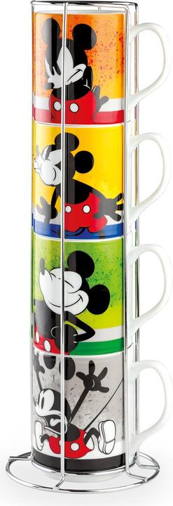 Egan Universaltasse Mickey Mouse 350 ml, 4 Stück, Mehrfarbig (350 ml, 4 x)