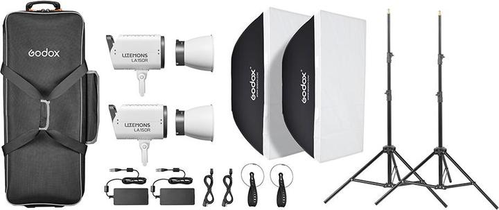 Image du produit Godox Litemons LA150R LED RGB Video Light 2 light kit (Lumière vidéo)