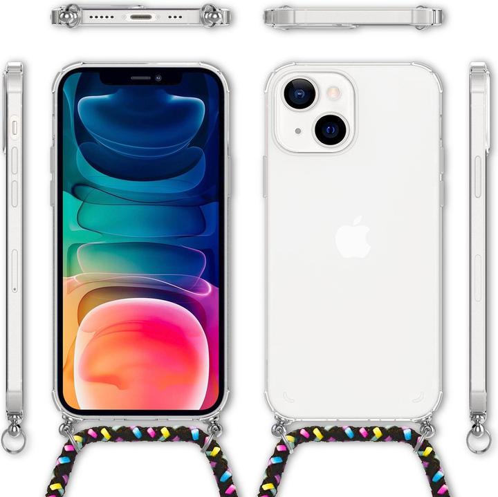 Actual product image Nalia Clear cover with chain to hang around