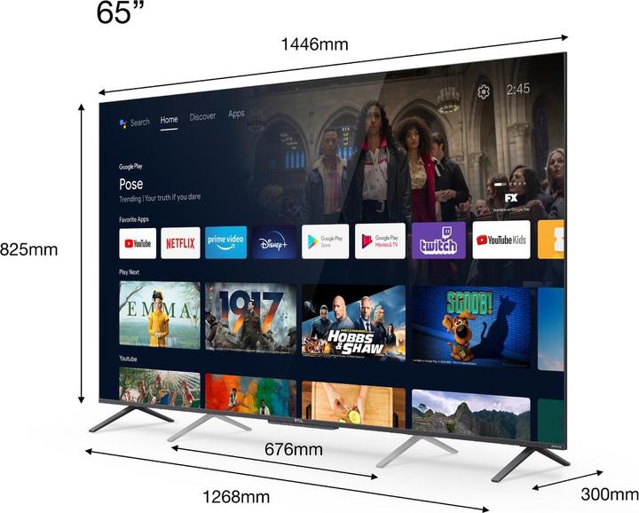 Actual product image TCL 65C725 (65", C725, QLED, 4K, 2021)
