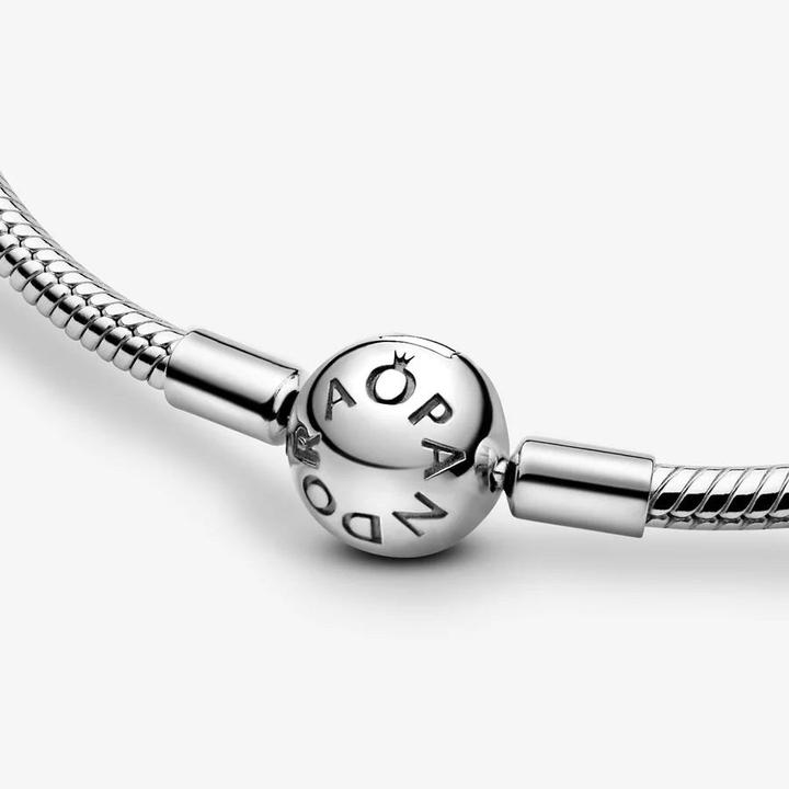 Actual product image Pandora Necklace with ball clasp (Silver, 42 - 50 cm)