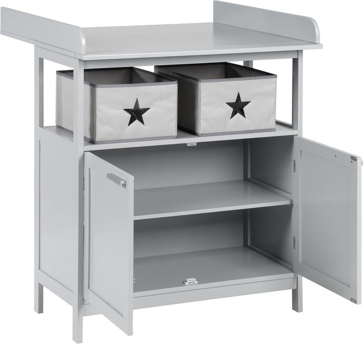 Actual product image Roba Hamburg children's room set (Changing unit, Baby cot)