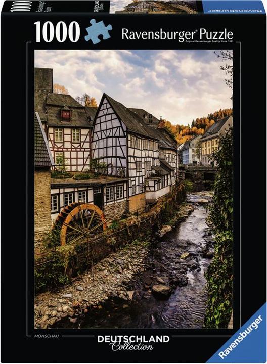 Actual product image Ravensburger Puzzle 12000792 - Monschau in der Eifel - 1000 piece jigsaw puzzle for adults aged 14 and over (1000 pieces)