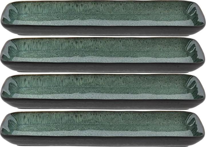 Immagine prodotto Bitz Piatto da portata 4 pezzi, verde/nero