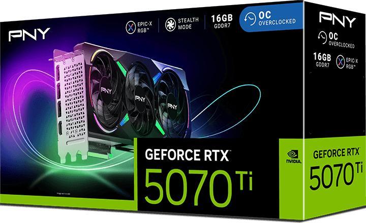 Produktbild PNY GeForce RTX 5070 Ti ARGB OC (16 GB)