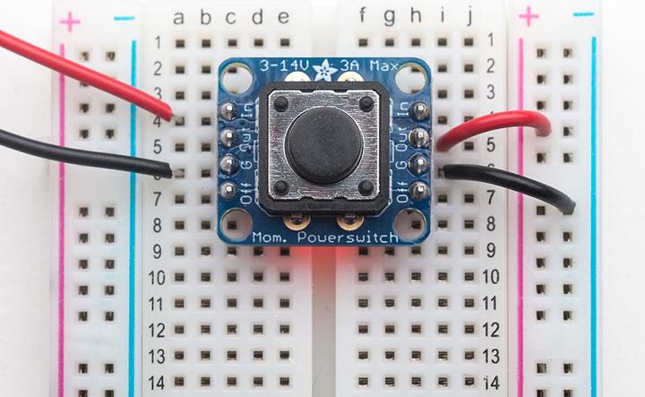 Actual product image Adafruit Push-button Power Switch Breakout