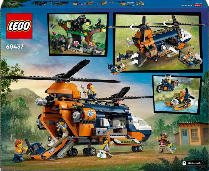 Image du produit LEGO Hélicoptère d'exploration de la jungle (60437, LEGO City)