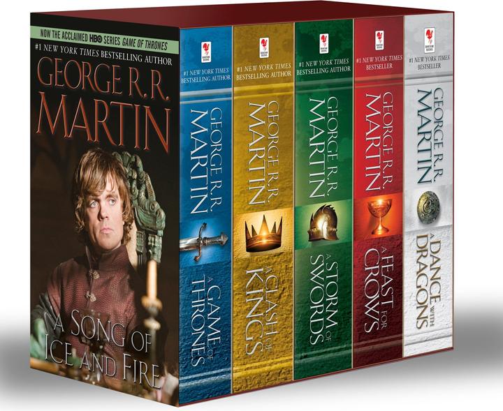 Actual product image Game of Thrones 5-Copy Boxed Set (English, Martin George R.R., 2013)