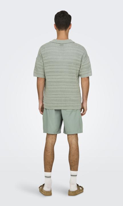 Actual product image Only & Sons ONSGRAYSON Gestricktes Polo-Hemd Polo (L)