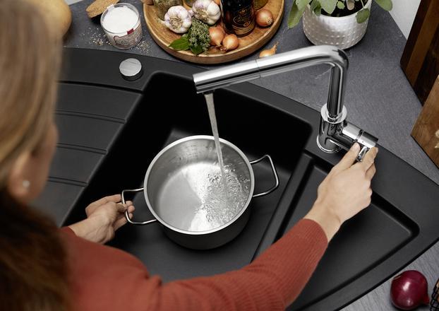 Produktbild Blanco Zia 9 E (Einbauspüle, 51 cm, 93 cm)
