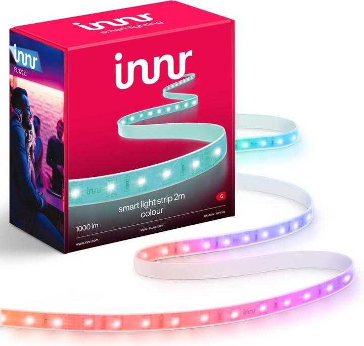 Innr Smart Flex light strip 2m - Couleur - Zigbeek (RGBW, 200 cm, Intérieur)