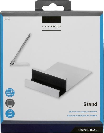 Image du produit Vivanco Tabtool Support universel en aluminium pour tablettes Internet et