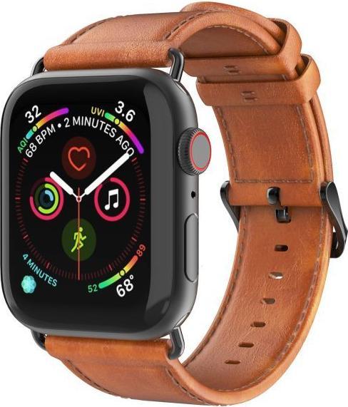 Produktbild Dux Ducis Business Series Echtleder Ersatz Armband (44 mm, 45 mm, 42 mm, Echtleder, Apple Watch Series 1, Apple Watch Series 2, Apple Watch Series 3, Apple Watch Series 4, Apple Watch Series 5, Apple Watch Series 6, Apple Watch Series 7, Apple Watch Series 8, Apple Watch Series 9, Apple Watch SE)