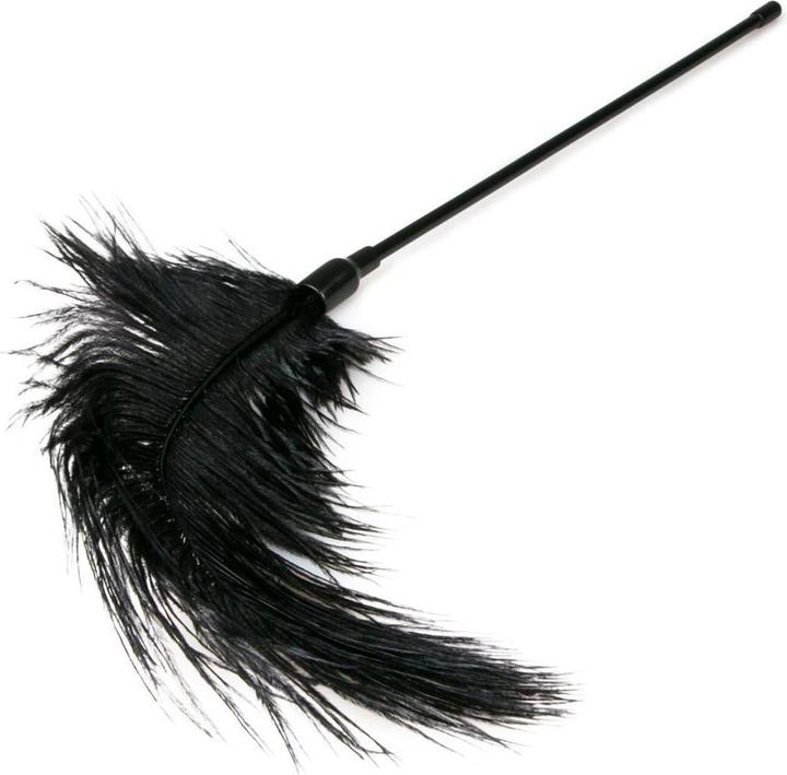 Actual product image Fetish Collection Zwarte veren kietelaar
