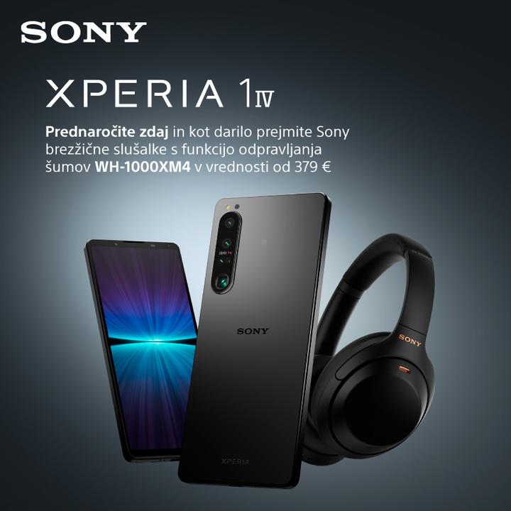 Actual product image Sony Xperia 1 IV (256 GB, Black, 6.50", SIM + eSIM, 12 Mpx, 5G)