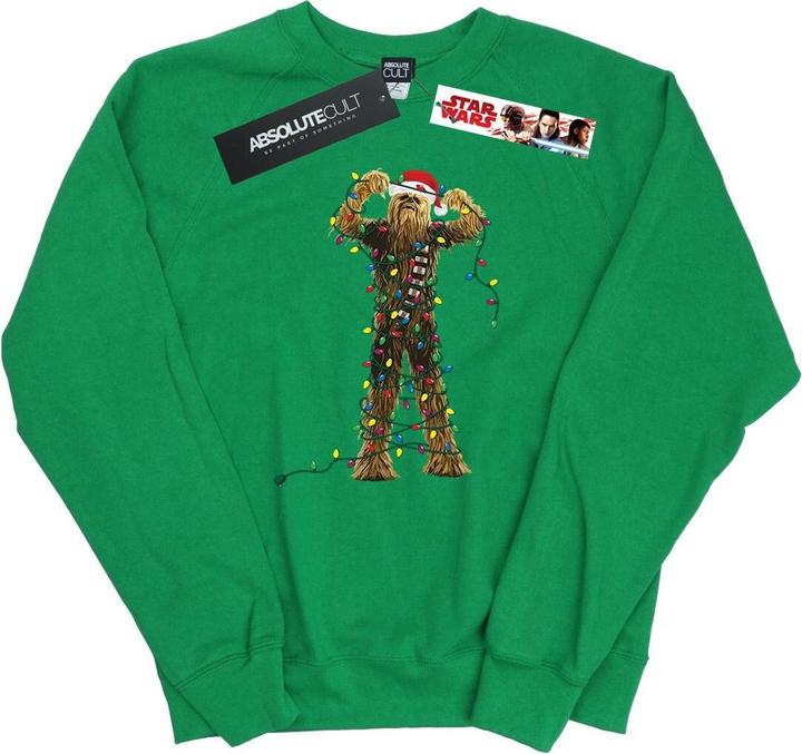 Produktbild Star Wars Chewbacca Christmas Lights Sweatshirt (L)