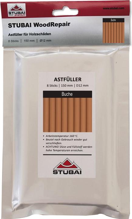 Stubai WoodRepair Sachet compact, hêtre, 8 sticks