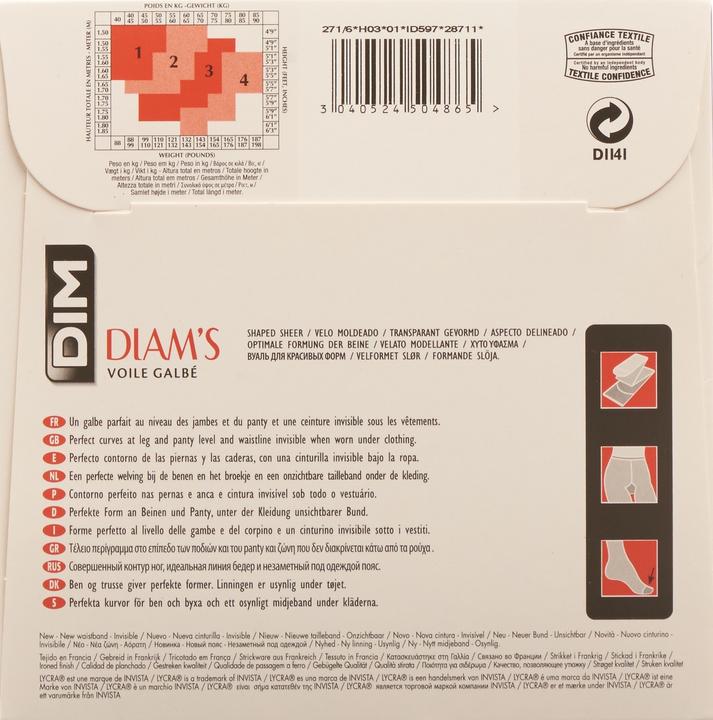 Actual product image DIM Diam's Voile Galbé (22 DEN, 34 - 36)