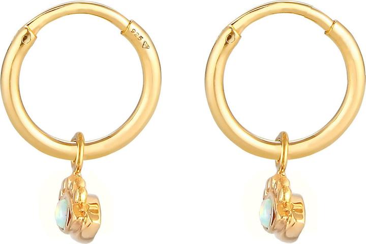 Produktbild Elli Evil Eye (925 Sterling Silber vergoldet, Synthetischer Opal)