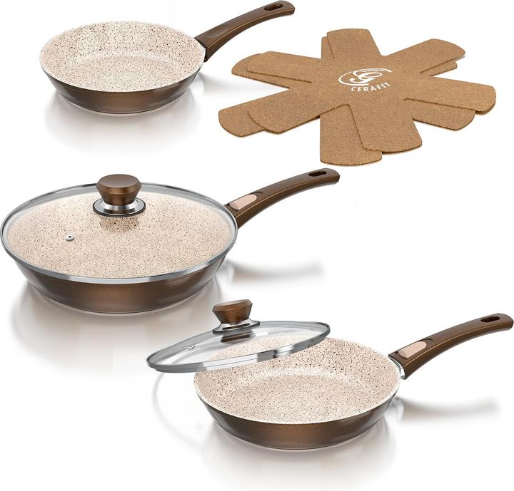 Image du produit Genius Granit Cerafite (28 cm, Poêle à frire, Fonte d'aluminium)