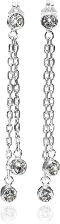 Image du produit Leyda Boucles D'Oreilles Zirconia (Argent 925, Pierre synthétique)