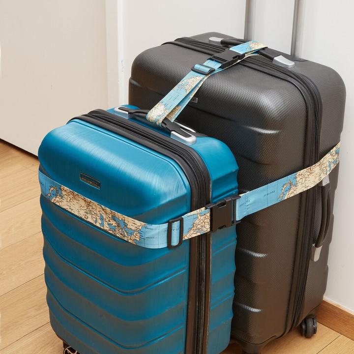 Produktbild Kikkerland World Traveler Luggage Straps (Kofferriemen)