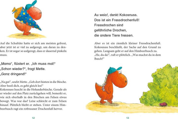 Actual product image Der kleine Drache Kokosnuss kommt in die Schule (German, Ingo Siegner, 2012)