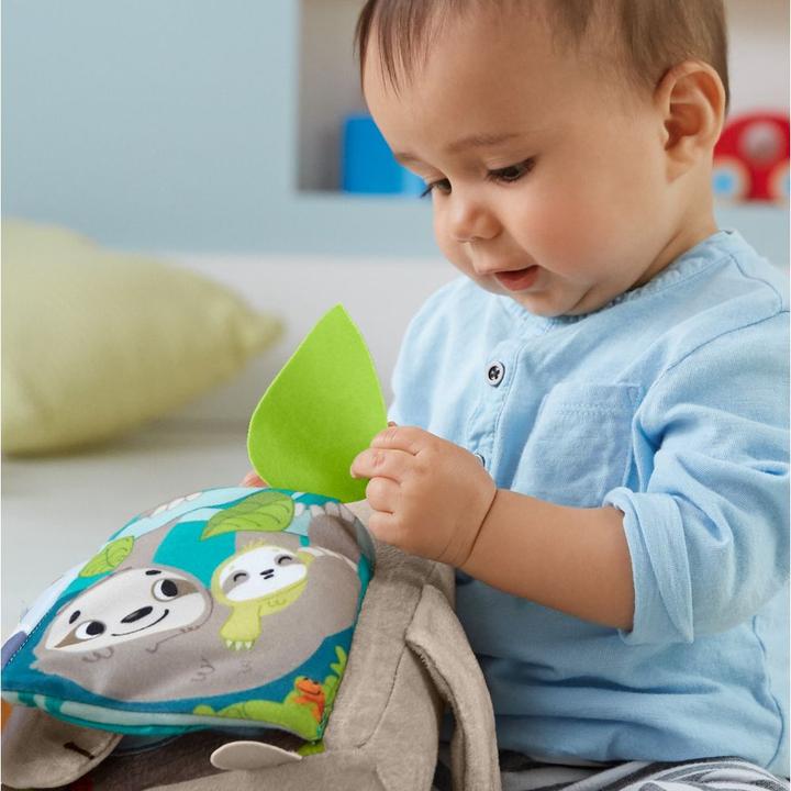 Image du produit Fisher-Price Mon Livre Peluche d’Activités - Livre bébé - A partir de 3 mois (Multilingue)
