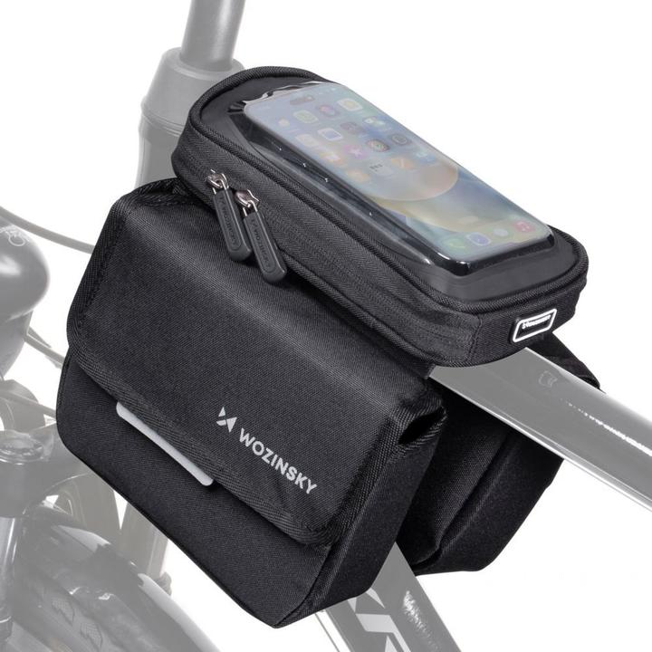 Produktbild iLike frame bike bag bicycle pannier waterproof phone case 1.5l (1.50 l, Rahmentasche)