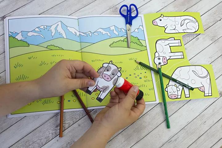 Actual product image We do handicrafts. - Paint, cut out, glue - farm