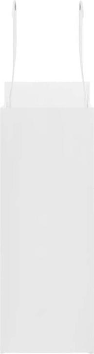 Produktbild VidaXL Kraftpapiertüten 250 Stk. mit Henkel Weiss 18x8x22 cm Papiertüte (Geschenktüte, 250 x)