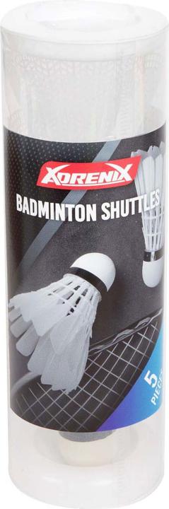 Adrenix Badminton Shuttles Weiss in Tube, 5 Stk.