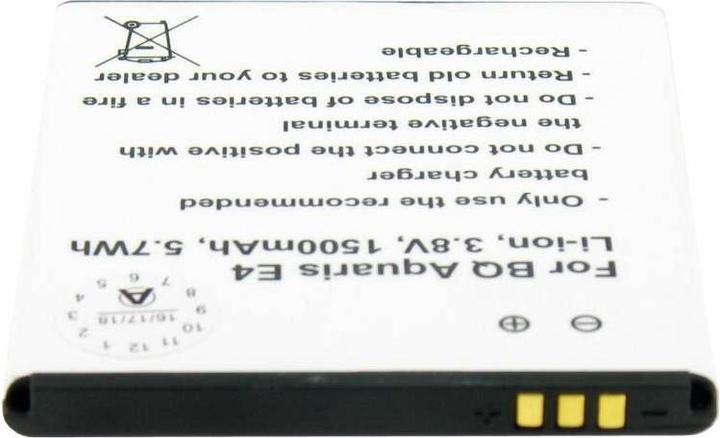 Produktbild AccuCell Akku BQ Aquaris E4 B46, BQ 1700