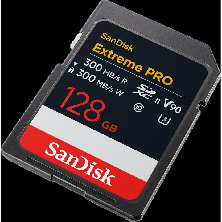 Produktbild SanDisk Extreme PRO UHS-II V90 (128 GB, SDXC, U3, UHS-II)