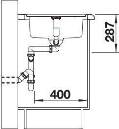 Actual product image Blanco Classic Pro 45 S-IF (Fitted sink, 86 cm, 51 cm)