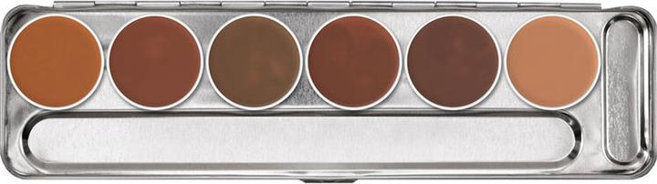 Kryolan Dermacolor Camouflage Crème 6-er Palette Dunkel D13-18 (D)
