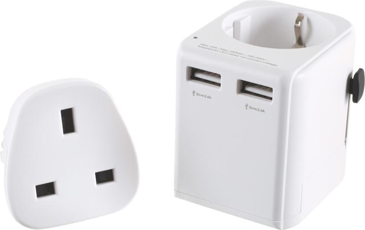 Produktbild Lifeventure USB UK World Travel Adaptor