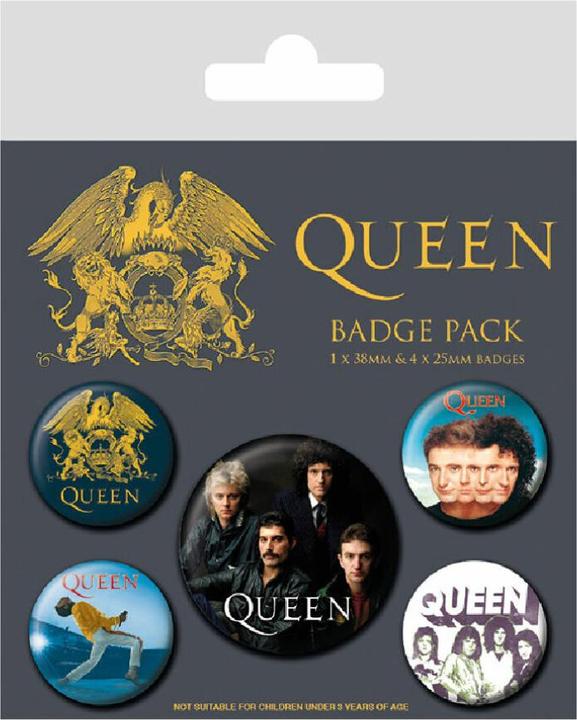 Actual product image Pyramid QUEEN - Classic - Pack of 5 badges