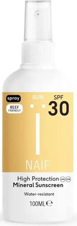Produktbild Naïf Mineralisches Sonnenschutzspray (Sonnenspray, SPF 30, 100 ml, 133 g)