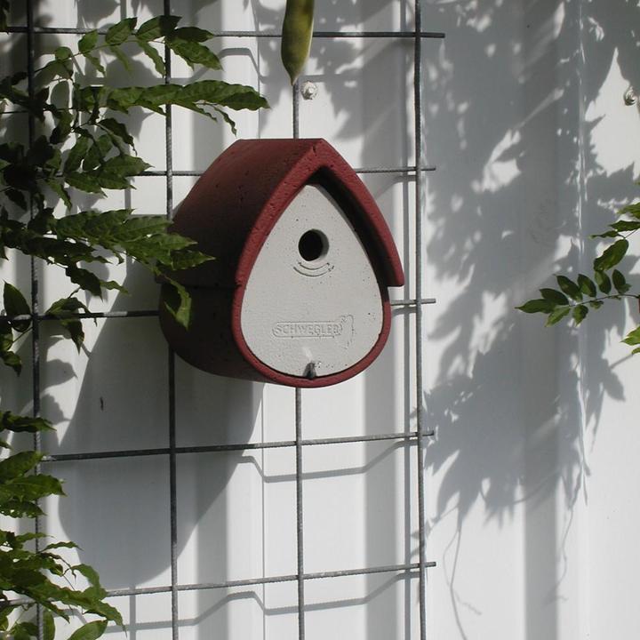 Image du produit Schwegler 00155/9 Nichoir Résidence pour mésanges 1 MR 27 x 19 x 23, rouge / gris