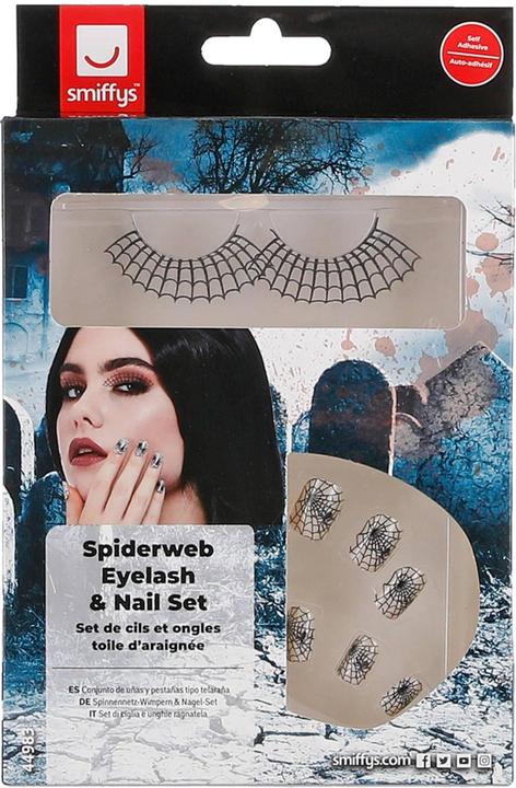 Produktbild Smiffys MakeUp FX Augenwimper und Nagel Set Kostüm (Wimpern Applikator)