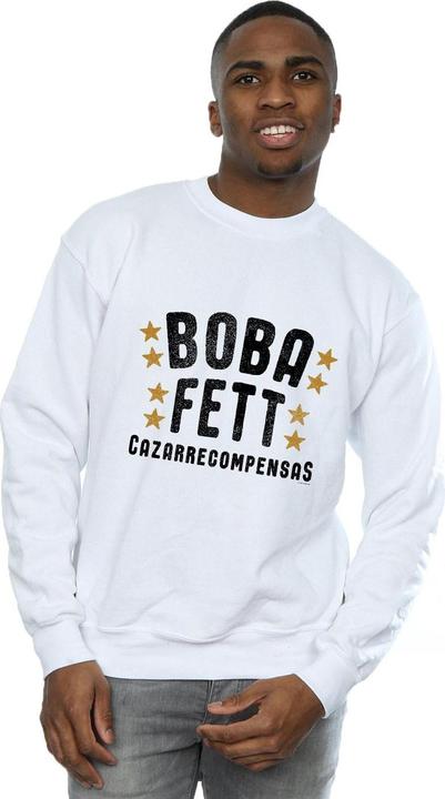 Actual product image Star Wars Mens Boba Fett Legends Tribute Sweatshirt (L)
