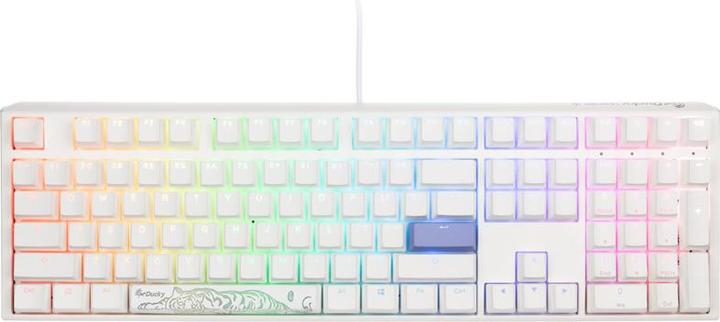 Image du produit Ducky One 3 Classic Pure White Clavier de jeu, RGB LED - MX-Red (US) (US, Filaire)