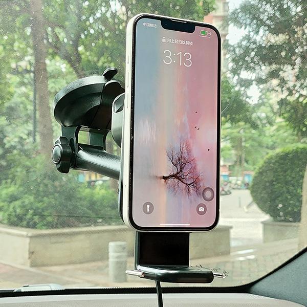 Actual product image Beline uchwyt samochodowy z ładowaniem indukcyjnym BLNWCH01 3w1 Smartphone/iWatch/Airpods