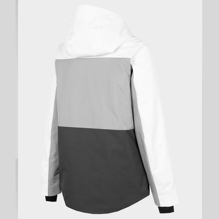Actual product image No Name Ladies' ski jacket 4F white H4Z22 KUDN005 10F (L)
